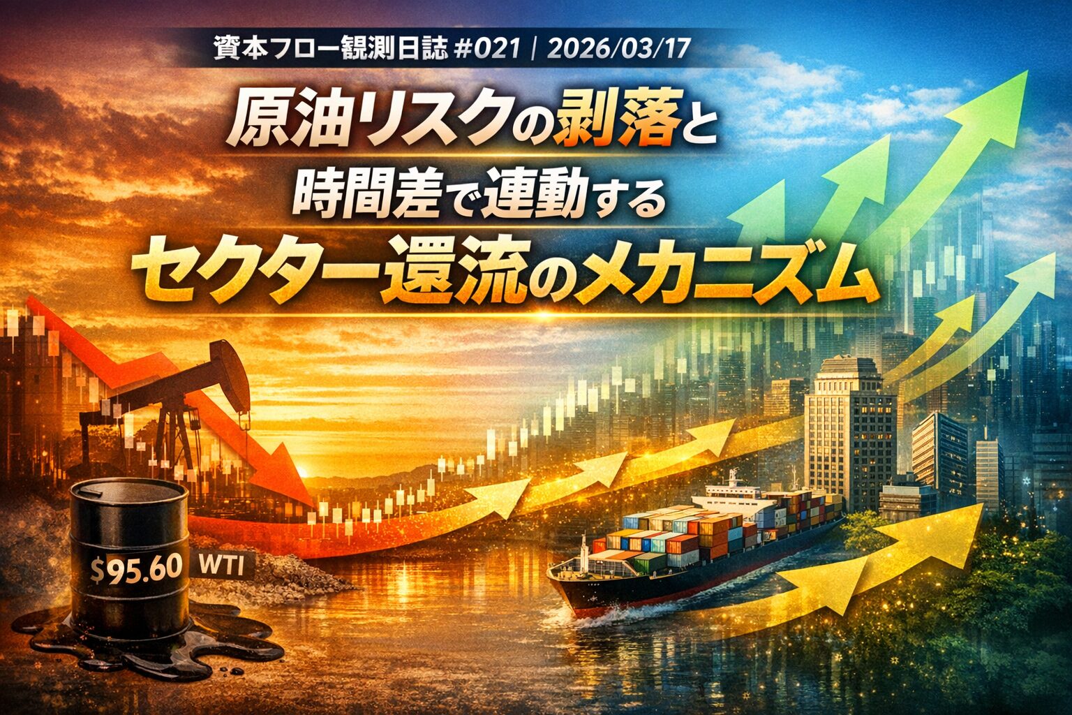 原油リスクとセクター還流