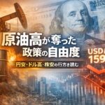 「原油ショックが金融市場全体を歪ませている」 それを エネルギー × 為替 × 株式 の3要素で直感的に表現