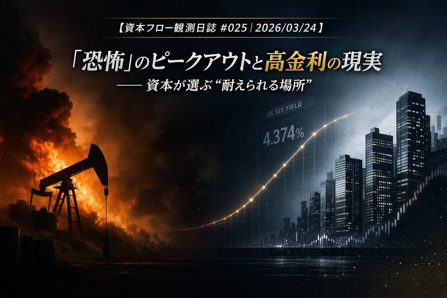 恐怖、金利、都会の選択