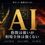 「AIだけが買われ、世界の不安は消えていない」という今日の相場のねじれ